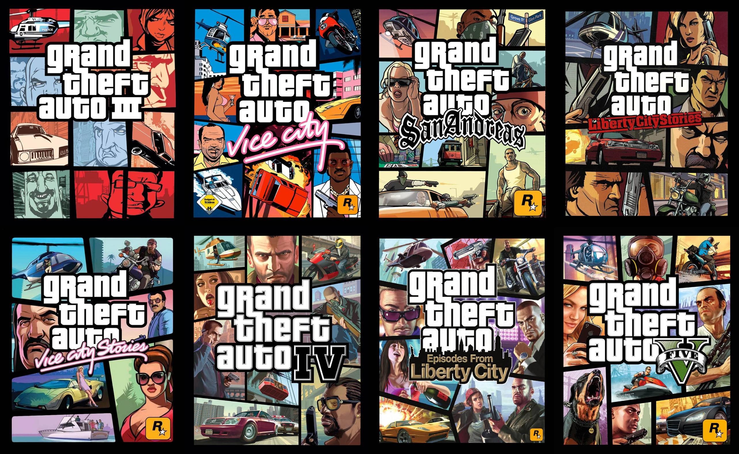 Grand Theft Auto Video Game Series