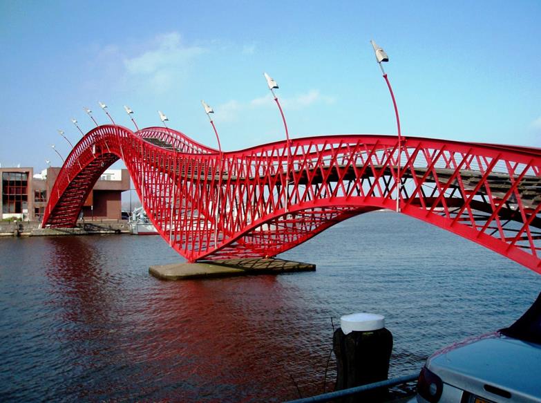 Python Bridge / High Bridge / Lage Brug, Amsterdam, Netherlands