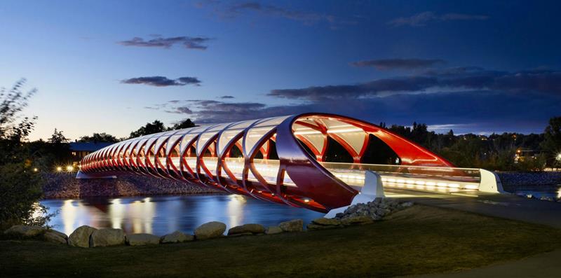 Peace Bridge, Calgary, Alberta, Canada