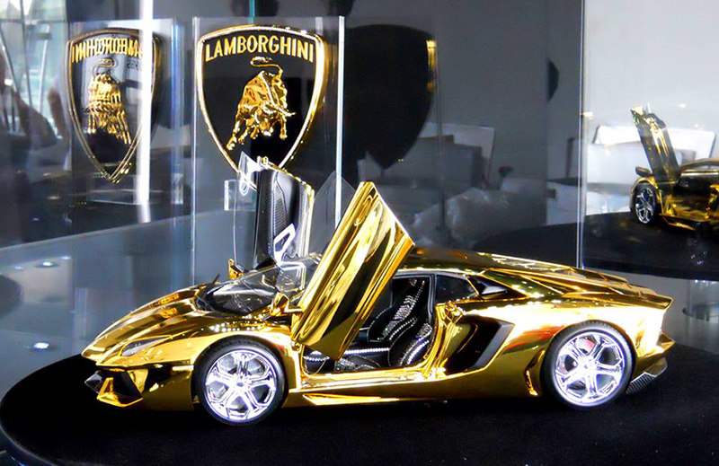 Miniature Lamborghini Aventador - $7.5 million each