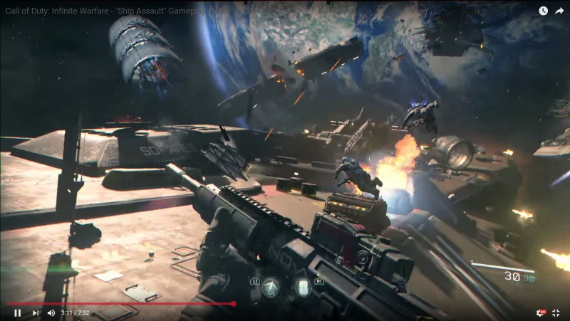 call of duty infinite warfare ship assault gameplay screenshot