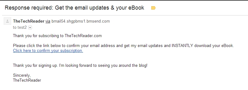 Please Confirm Your Email Address To Complete Your Subscription And Get Your Free Ebook Techreader