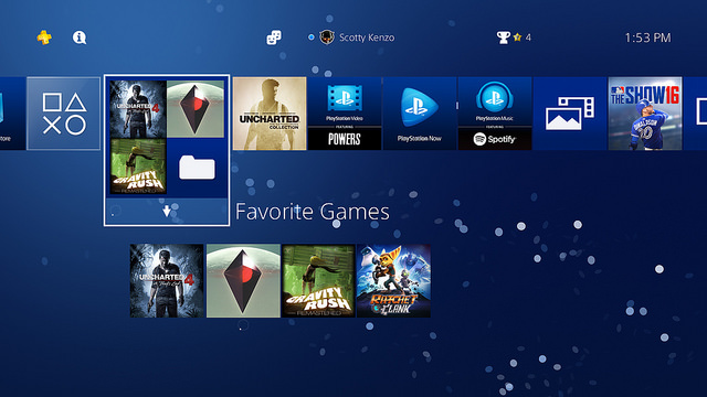 sony ps4 4-00 update folders