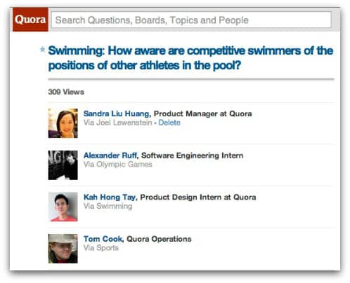 Quora reveals everything you have read on the website to the public