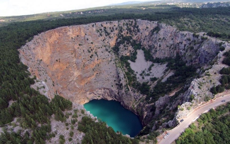 Red Lake, Croatia | Huge Hole